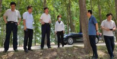 市水利局领导莅临引黄灌区农业节水工程 （2021年市本级）施工二标项目指导工